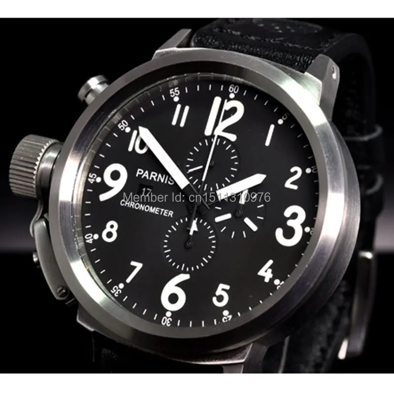 Мужские кварцевые часы с хронографом 50 мм|quartz jelly watch|quartz leather watchquartz women watch |