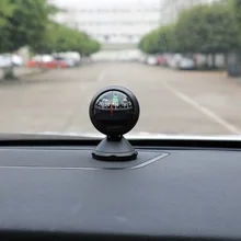 Автомобильные украшения пластиковый навигационный компасный мяч автомобильный Декор интерьера автомобиля наружный направляющий инструмент для навигации клей компас