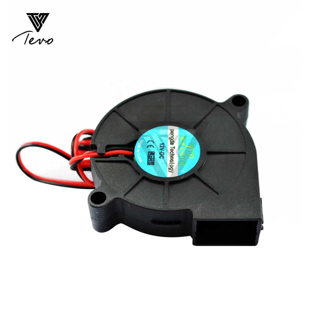 

3D Printer parts 50mmx50mmx15mm 5cm 5015 50mm Radial Turbo Blower Fan DC 12V with 30cm cooling fan 2/5/10PCS