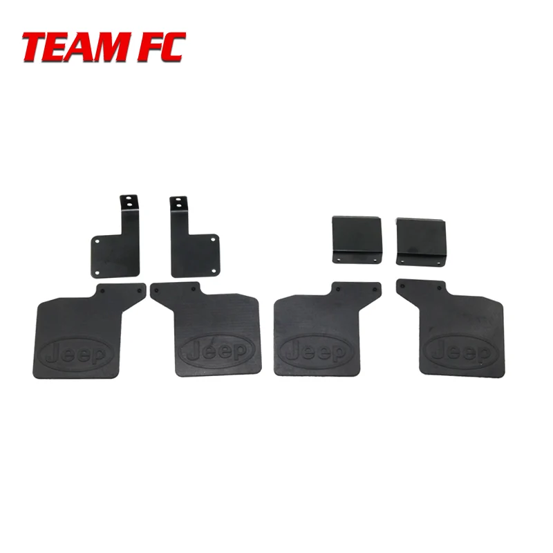 

TRX4 Mud Flaps Metal Front&Rear Fender with Brand Sticker for 1/10 RC Crawler Traxxas TRX-4 82046-4 Bronco Ranger S215