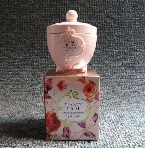 

France Rich Moisturizing Whitening anti Freckle Night Cream Face Care
