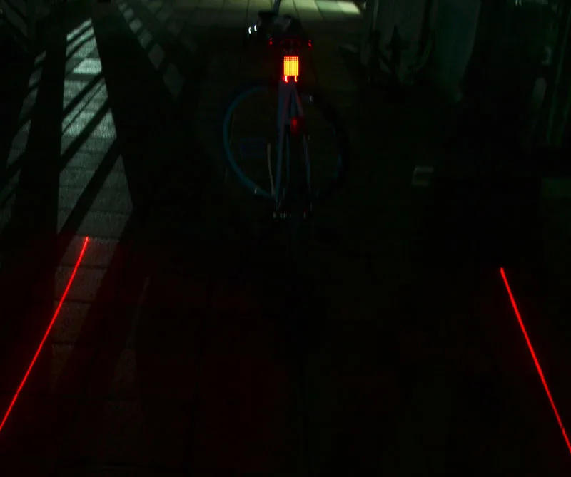 1 комплект беспроводной Велосипедный контроль безопасности светодиодный Предупреждение Лазерная задняя фара велосипед поворотник беспроводной USB перезаряжаемые задние фонари