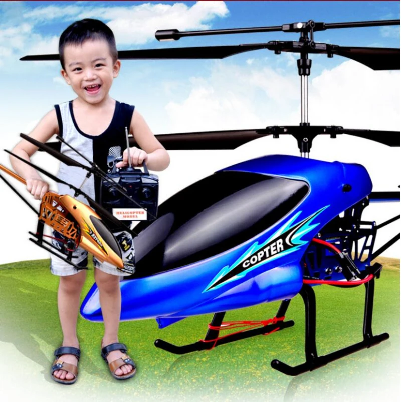 

2018 New 68CM Large Remote Control RC Helicopter 136 3.5CH 200M Alloy Body Resistance To Fall Helicopter Kids Boy RC Toys Model