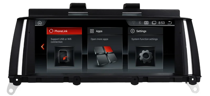 Excellent 2G RAM Quad Core Android 7.1 Car DVD for BMW X3 F25 X4 F26 F2016+ With Bluetooth 32GB Nand Flash Wifi Mirror Link Free Map GPS 3