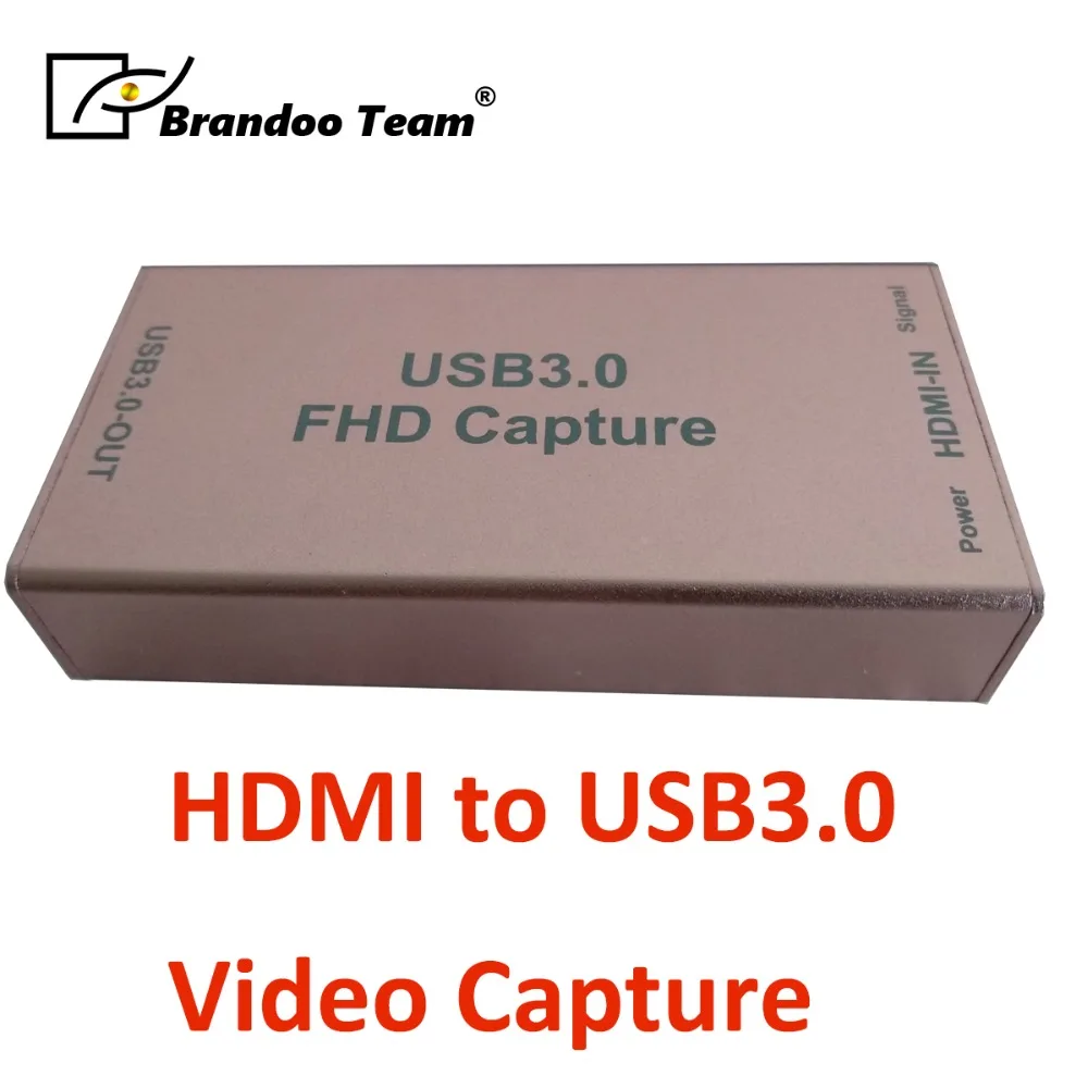 

HDMI Video Capture With USB3.0/2.0 Dongle 1080P Drive-Free Capture Box for Windows Linux System