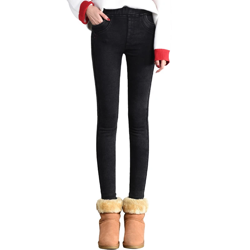 black velvet jeggings