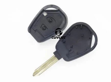 Key Case Car Key Shell Key Shell 2 Buttons Replacement Smart Remote Key Shell for Citroen Car Key Blanks Case