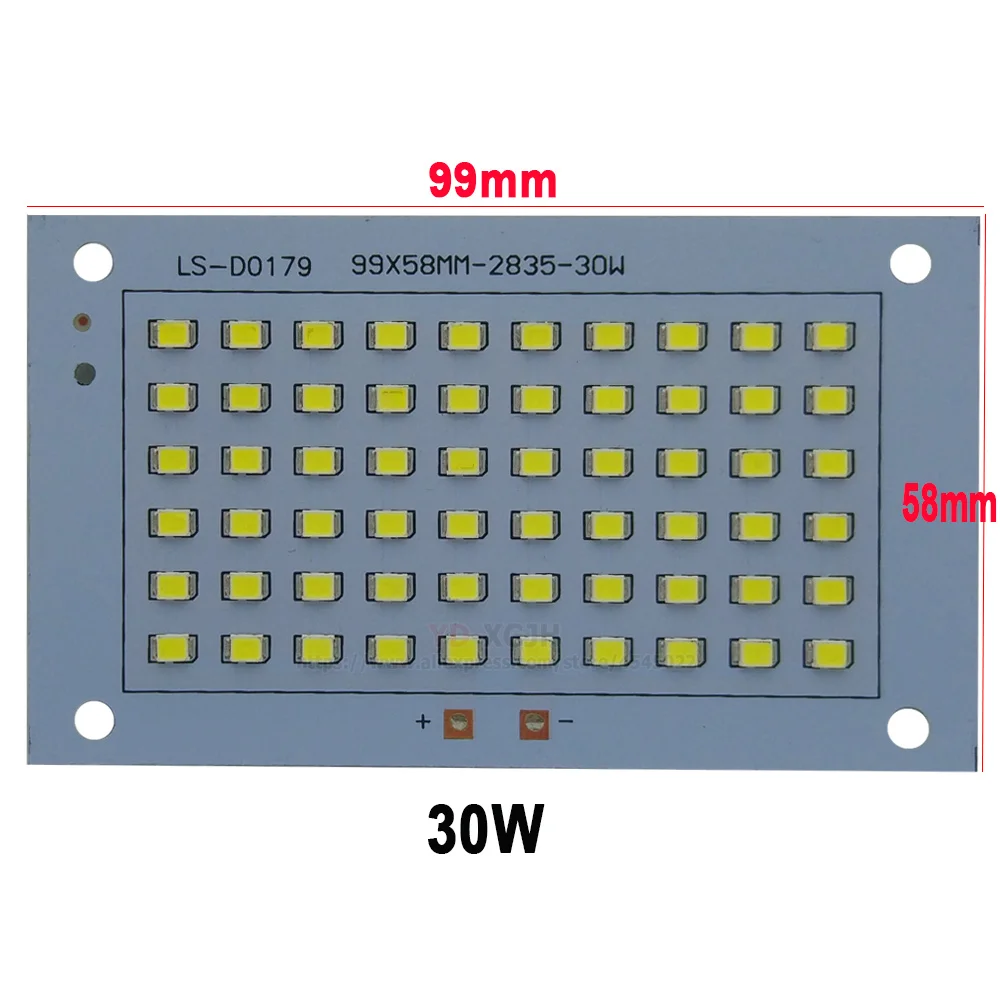 Полностью мощный светодиодный прожектор PCB 20 Вт 30 Вт 50 Вт 100 Вт 150 Вт SMD 2835 для светодиодный светильник светодиодный PCB доска алюминиевая пластина светодиодный прожектор