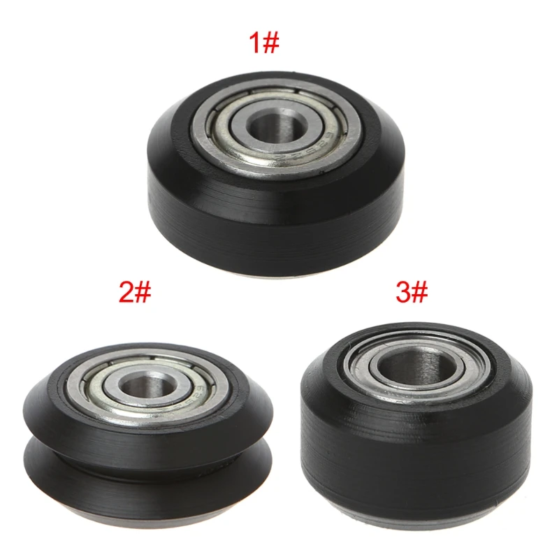

Deek-Robot High Quality POM Plastic Wheel With 625zz MR105zz Idler Pulley Gear Passive Perlin Wheel V-Slot Type For 3D Printer