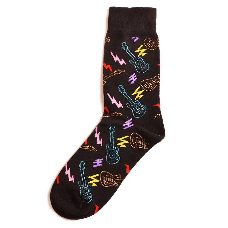 Blue Butterfly Casual Cotton Crew Socks Cute Funny Sock,great For Sports And Hiking