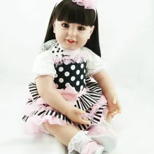 Высококачественная силиконовая виниловая Кукла reborn 55 см, имитация куклы для малышей, brinquedos play house, лучшие новогодние подарки для детей