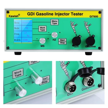 GIT600 GDI FSI Gasoline Injector Tester Petrol Injector Tester Car Injector Tester Gasoline Direct Injection
