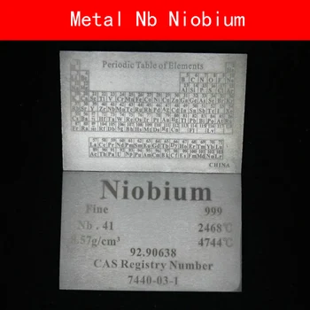

Nb Niobium Cube Plate Sheet Bulk Block High Pure 99.9% Periodic Table of Metal Elements for Research Study Education Collection