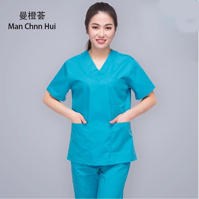 Medical surgery uniform surgerys clothes dental lab Clothes setslim