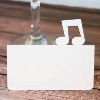 

Music Note design wedding Place Cards baby shower party table number Card birthday Seating escort marker choose colors