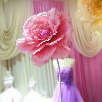 

60cm Large Silk Artificial Flower Roses Wedding Background Decoration Home Decorative Flower Wedding Welcome Area Layout