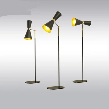 

Creative personality Floor Lamps living room bedroom vertical American floor lamp study room Nordic Industrial LU628 ZL88