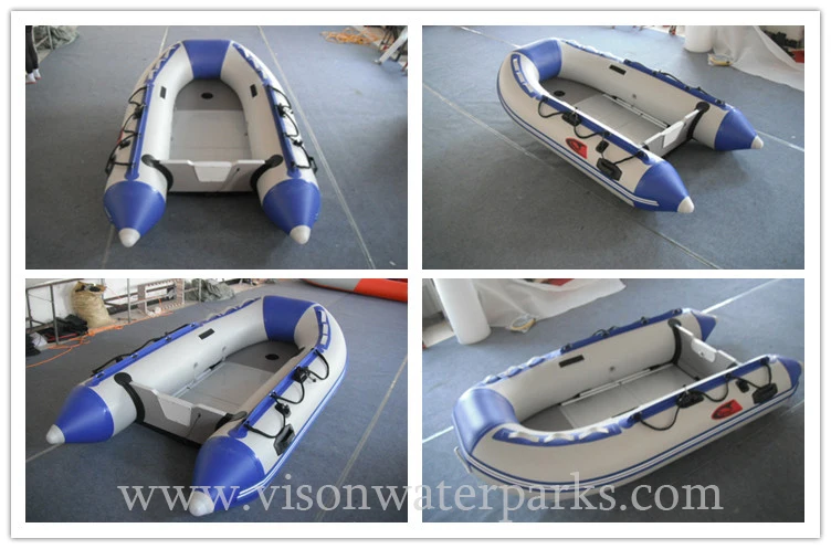 2.3m 1.2mm PVC tarp Huge water sports inflatable fishing kayak air huge inflatable fishing Speed boat yacht accessories marine (27)