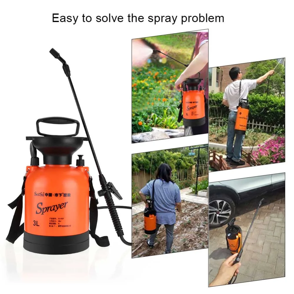 Садовый распылитель, тип воздушного давления с плечевым ремнем для сельского хозяйства, садовый инструмент, садовый распылитель давления