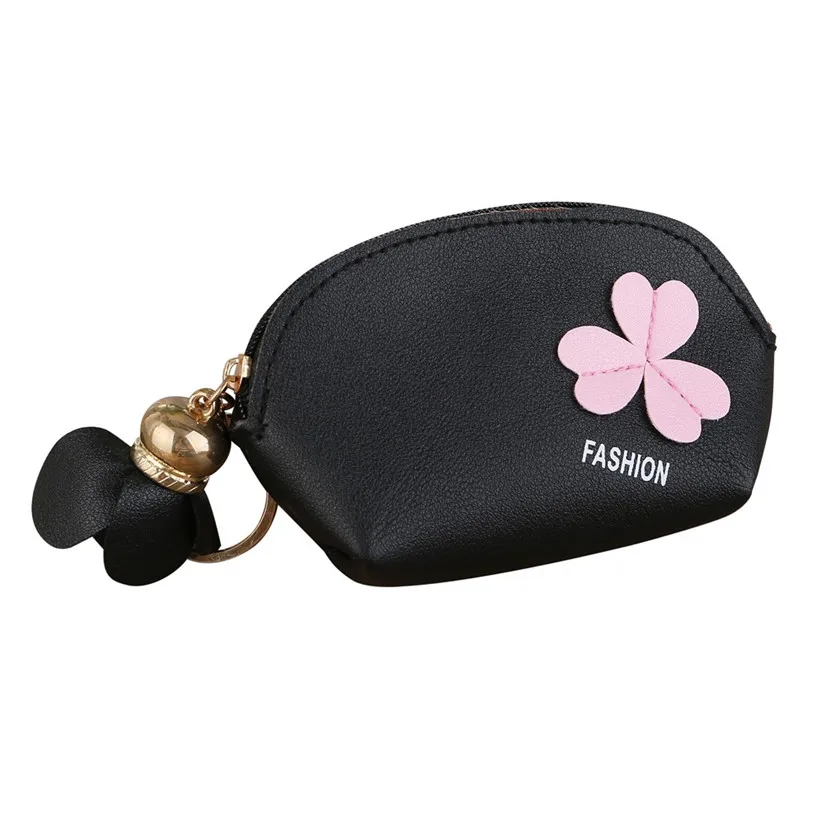 

2018 PU Leather Coin Purses Women's Small Change Money Bags Pocket Wallets Key Holder Case Mini Pouch Zipper Carteira Feminina
