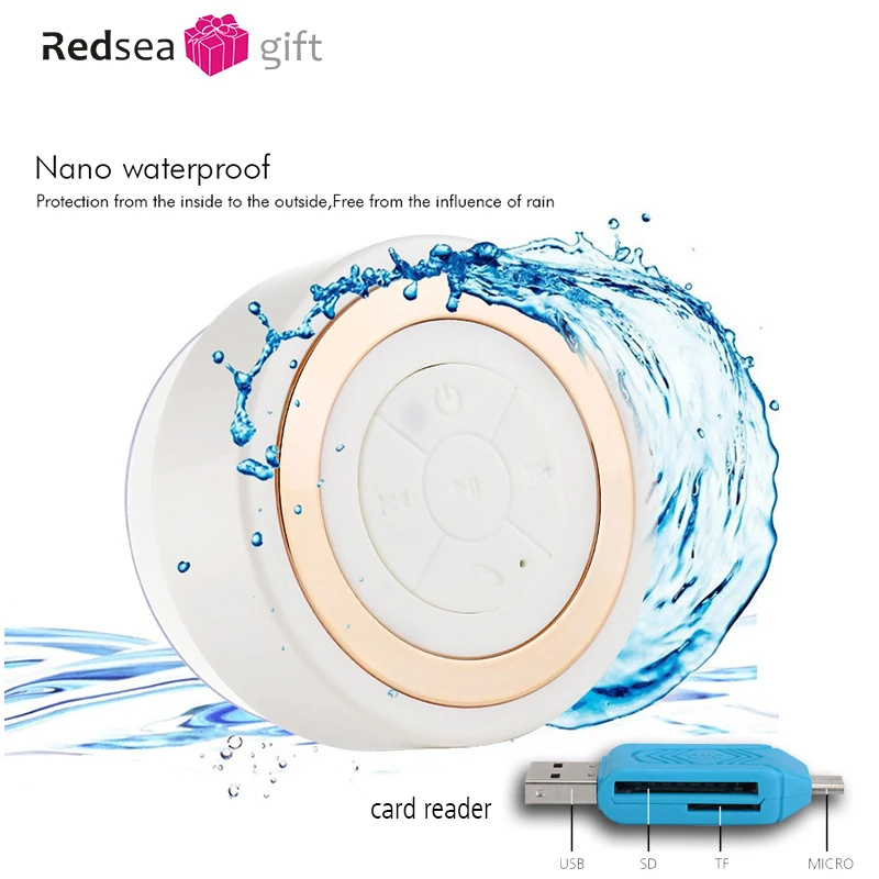 Waterproof Bluetooth font b speaker b font wireless mini font b speaker b font bathroom suction