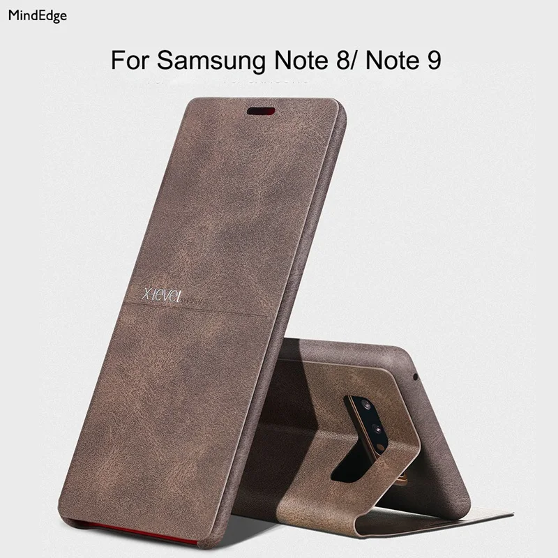 

Business Style Flip Case for Samsung Galaxy Note 9 Case Leather Luxury 360 Shockproof Stand for Samsung Note 8 Hoesje