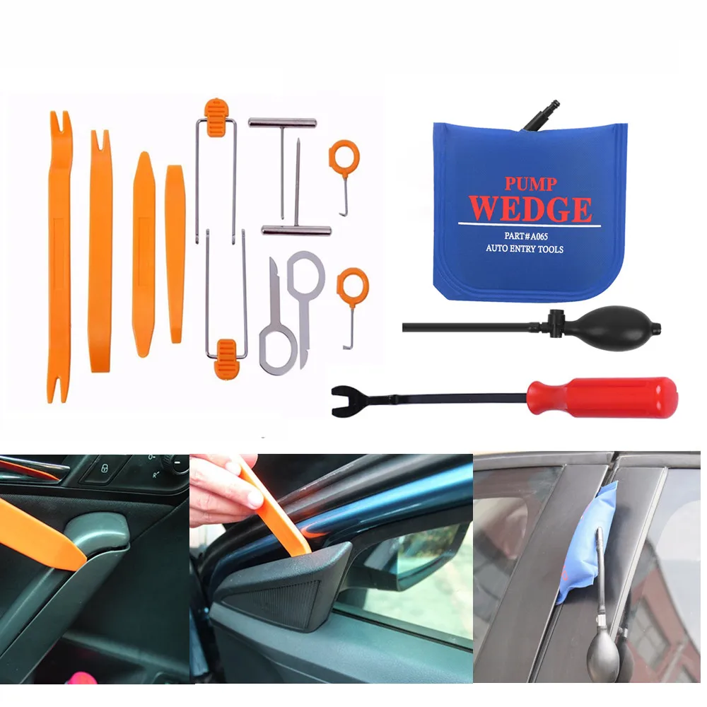 

Car Panel Removal Tools pump wedge Automobile Nail Puller Radio Audio Panel Door Repairing Clip Trim Removal Pry Repair Tool