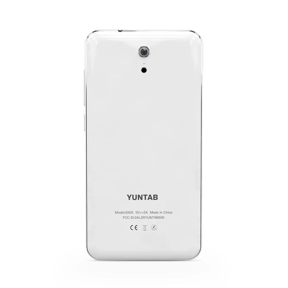 YUNTAB 5 дюймов Android6.0 4G S505 разблокирован смартфон Quad-core 2 Гб+ 32 ГБ, с сенсорным экраном, слоты для двух sim-карт для мобильного телефона с двойной Камера