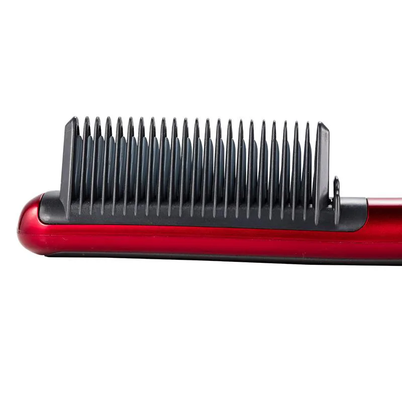Man Women Short Hair Straightener Comb Negative Oxygen Ions Ptc
