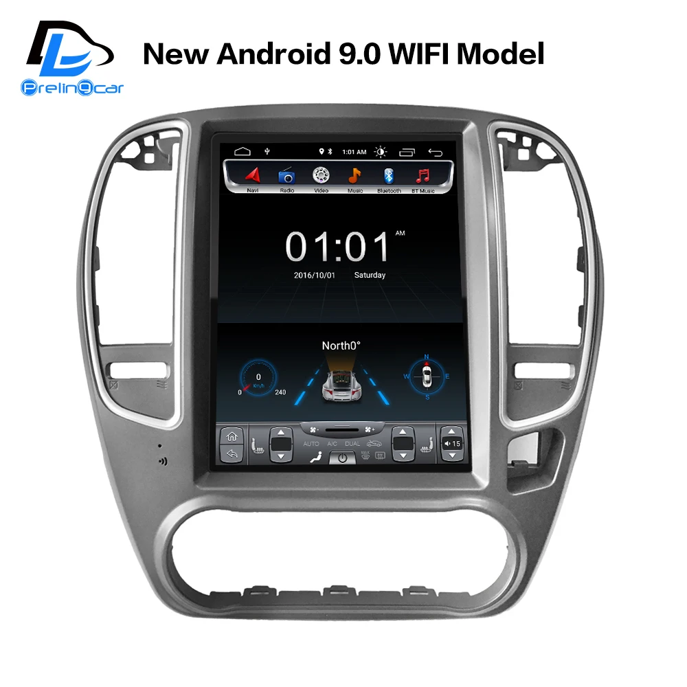  32G ROM Vertical screen android 9.0 gps multimedia radio player in dash for nissan classic Sentra S