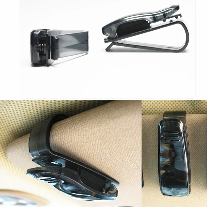 Universal Car Auto Sun Visor Clip Holder for renault scenic 2 vw passat b7 fiat 500x mitsubishi outlander 3 Vesta lada