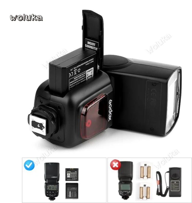 Вспышка Godox V860II E TTL Li Ion Speedlite (V860II S/C/N/F/O) для камеры S/N/C/O/F CD50 T06Y|Фотовспышки| |