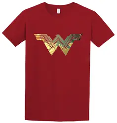 Wonder Woman Justice League Gold Metallic Logo Movie Inspired T-shirt New Tee New Unisex Funny Tops freeshipping Wonder Woman Justice League Gold Metallic Logo Movie Inspired T-shirt New Tee New Unisex Funny Tops freeshipping