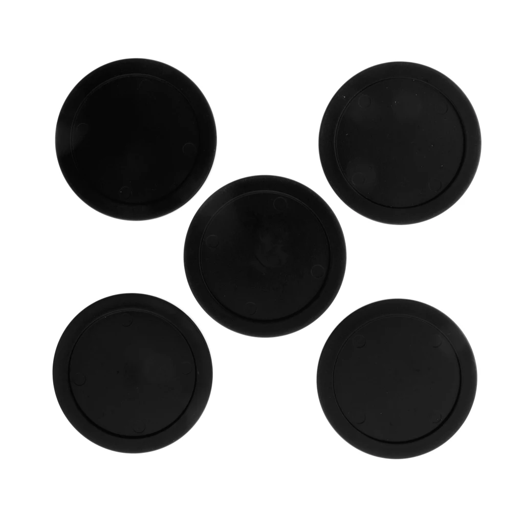 5 Pieces 62mm Durable Plastic Air Hockey Pucks Choice of Colors Entertainment Table Game Standard Air Hockey Pucks Accessories