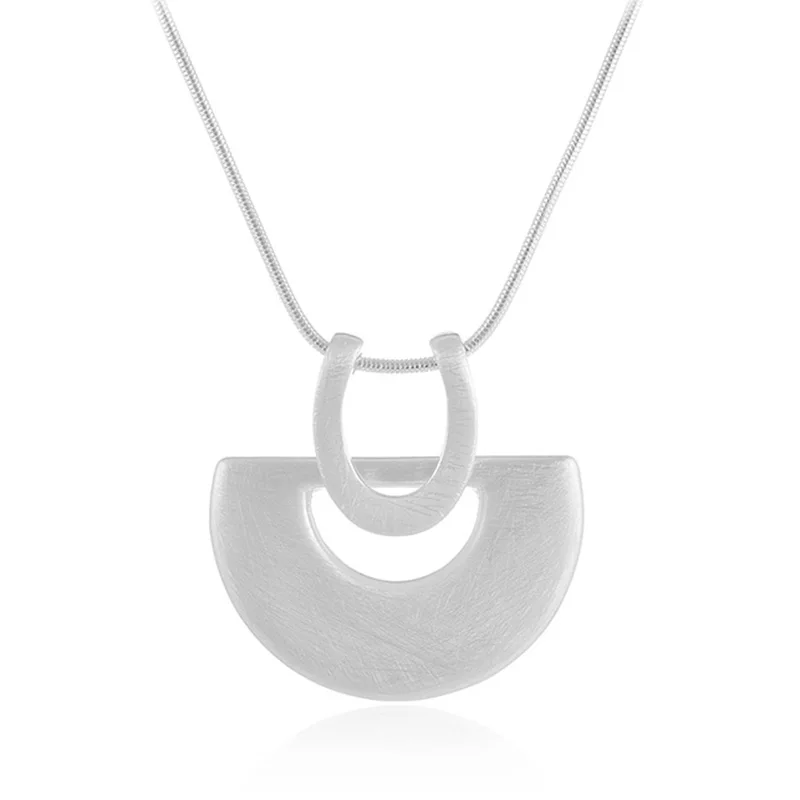 

Geometric Necklaces & Pendants For Women Gold Silver Color Long Chain Female Pendant Necklace Fashion Jewelry Collier Femme 2019