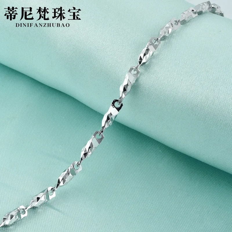 

2018 Real Sale Choker Kolye Moana Manufacturers Selling S925 Chain Necklace Clavicle Single Cylinder 2.5 M Dnfl076 Distribution