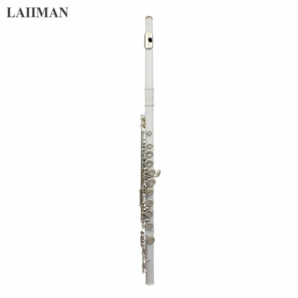 

Half-size Flute Silver Plated C Key Cupronickel with Cleaning Cloth Screwdriver Padded Box