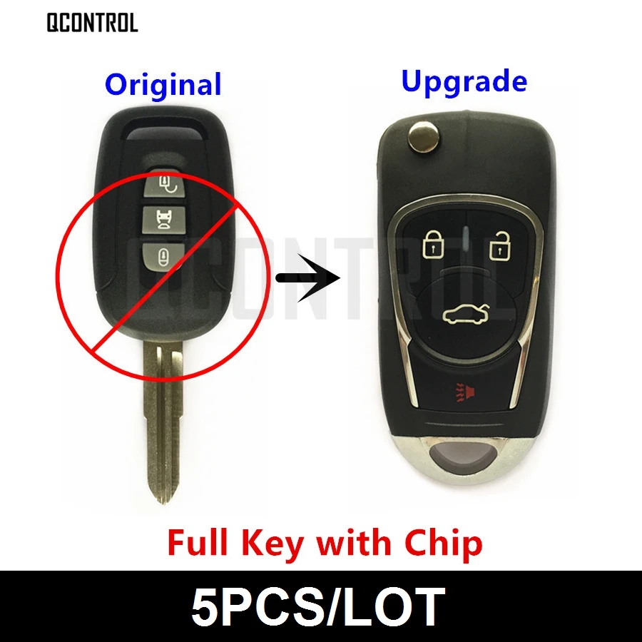 

QCONTROL Upgraded Car Remote Key DIY for CHEVROLET/HOLDEN/OPEL/VAUXHALL Captiva Antara 2006 2007 2008 2009 2010