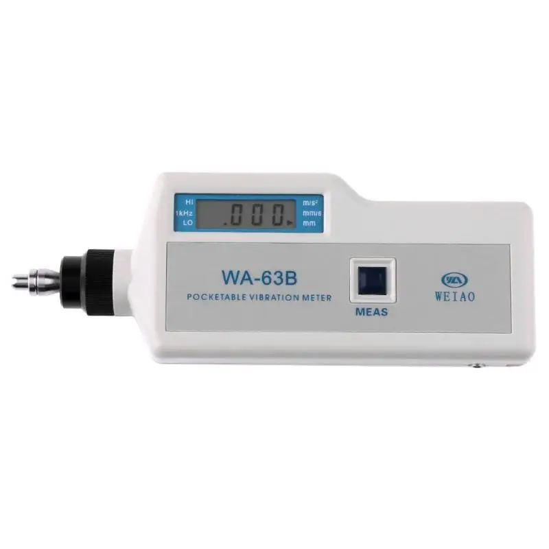 

WA-63B Portable LCD Digital Vibration Meter Handheld Vibrometer Analyzer
