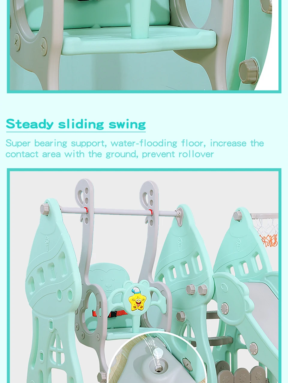 Ruizhi детский мультяшный слайд-качели набор Крытый Семейный детский сад детская площадка многофункциональные детские игрушки подарки RZ1086
