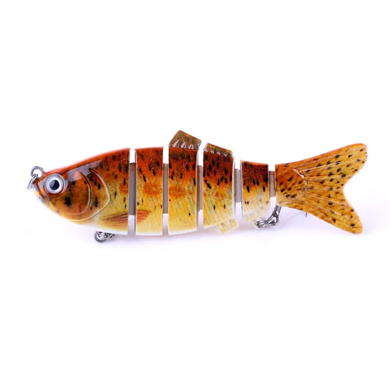 Hot Model Retail fishing lures,hard bait assorted colors,6 Segment Swimbait Lures Crank baits Baits Hard Bait Fish noMA26 (4)