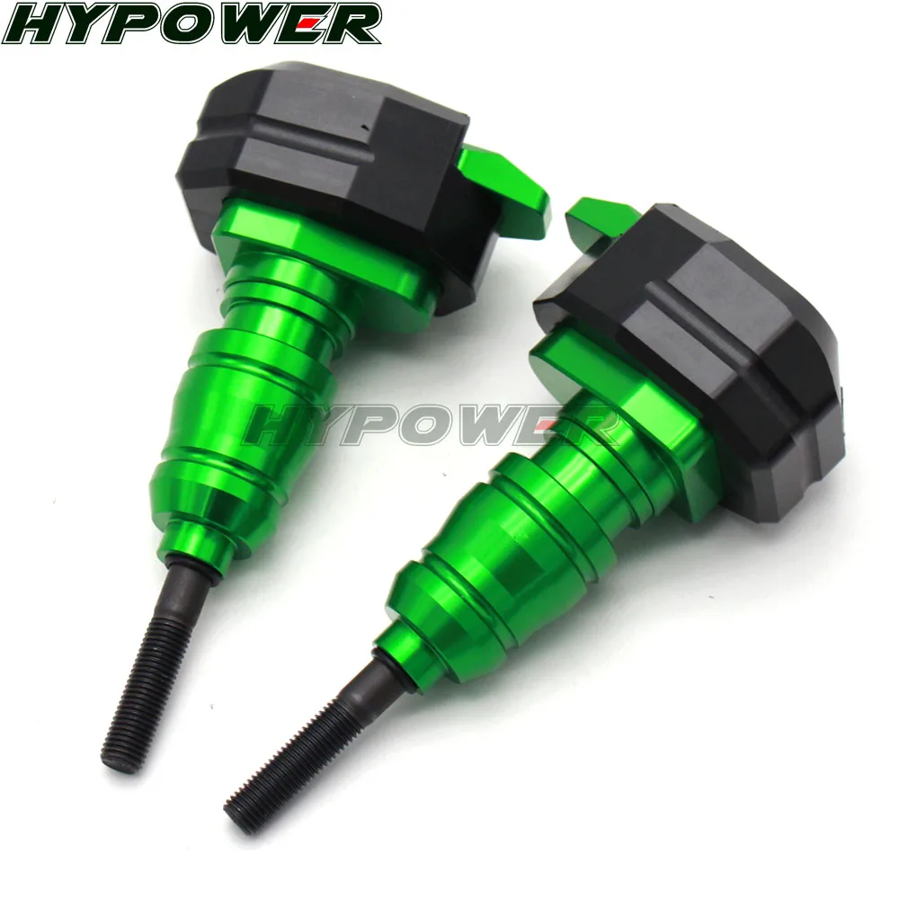 Для KAWASAKI Z750 Z750R 2007-2012 2011 2010 мотоциклетные защита от падения рамка ползунок обтекатель защита от Краш колодки протектор - Цвет: Green