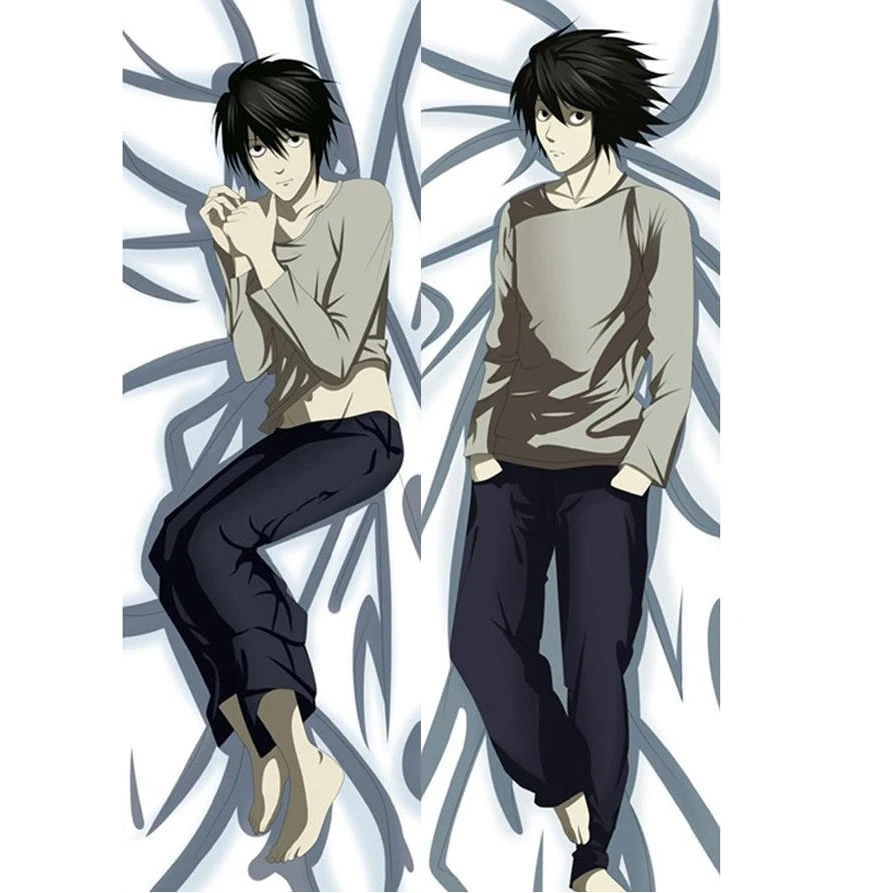 日本 Bl アニメデスノート男性ライトスローオタク抱きクッション枕ケース抱きボディ枕ケースカバー 150 50 センチメートル Bedding Pillows Aliexpress