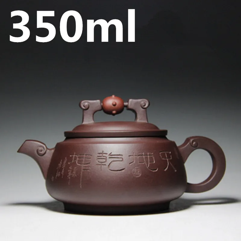 

Yixing Handmade Pots 350ml Purple Clay Mud Water Pot Big Capacity Oriental Tea Set Chinese Teapot Kettle Tea Pots Zisha