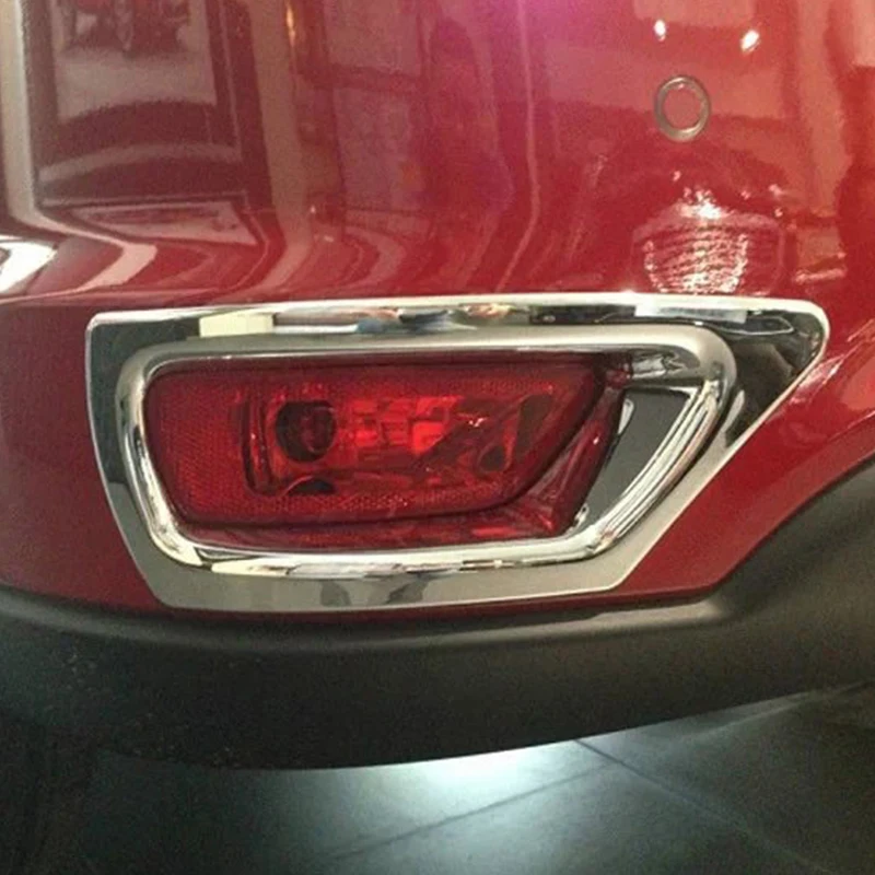 

ABS Chrome Car Rear Fog Light Foglight Lamp Cover Trim sticker fit for dodge journey fiat freemont 2013-2016 accessories