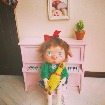

Reservations BJD mini pig multi-joint handmade gifts Toy Collection Series 3