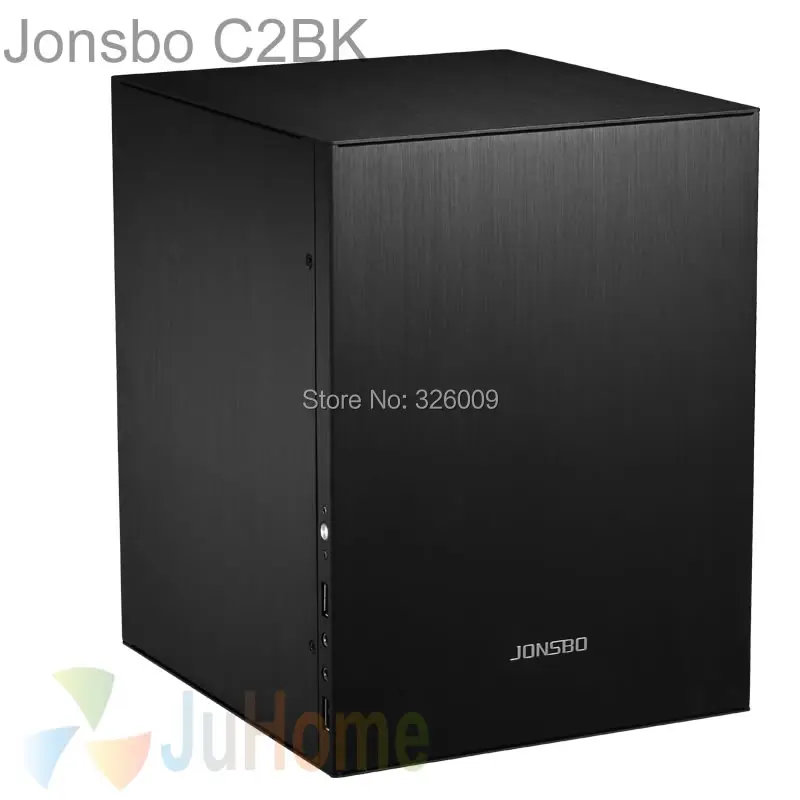 Jonsbo C2 Black C2BK, HTPC ITX Mini computer case in aluminum, support 3.5'' HDD, USB3.0, Home theater computer, Others C3 V4 Jonsbo C2 Black C2BK, HTPC ITX Mini computer case in aluminum, support 3.5'' HDD, USB3.0, Home theater computer, Others C3 V4