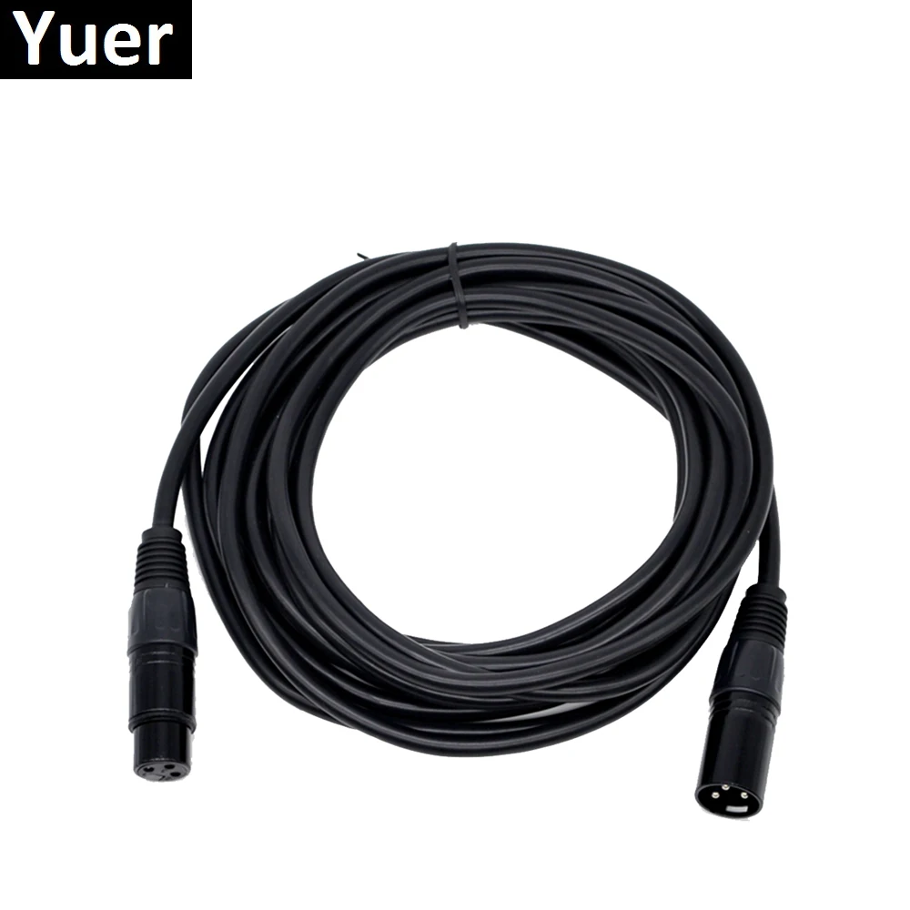 1 шт. 5 метровый аудиокабель 3 контактный разъем XLR DMX для входа и выхода сигнала