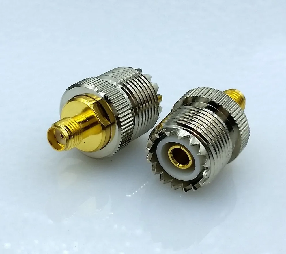 

SL16 M type UHF type Female to SMA Female connector RF coaxial Connector M-SMA RF Connector 1pcs
