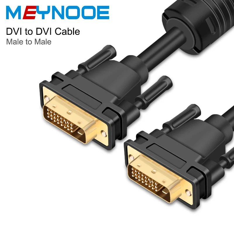 DVI to DVI Cable DVI-d Audio Aux Jack Digital Audio Converter DVI 24+1 Cable HiFi Gold plated 1m to 15m for Projector Laptop TV DVI to DVI Cable DVI-d Audio Aux Jack Digital Audio Converter DVI 24+1 Cable HiFi Gold plated 1m to 15m for Projector Laptop TV